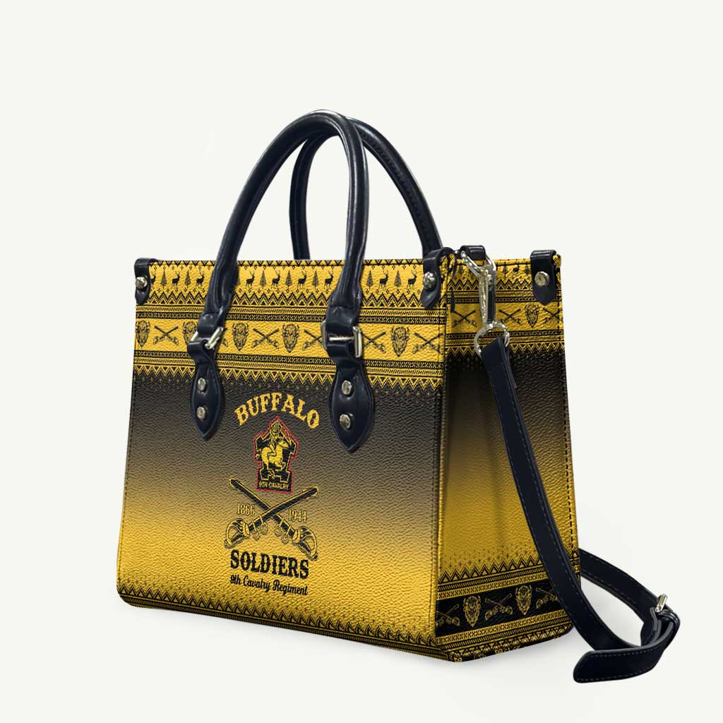 Buffalo Soldiers Christmas Leather Bag 9th Cavalry Regiment