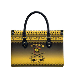 Buffalo Soldiers Christmas Leather Bag 9th Cavalry Regiment