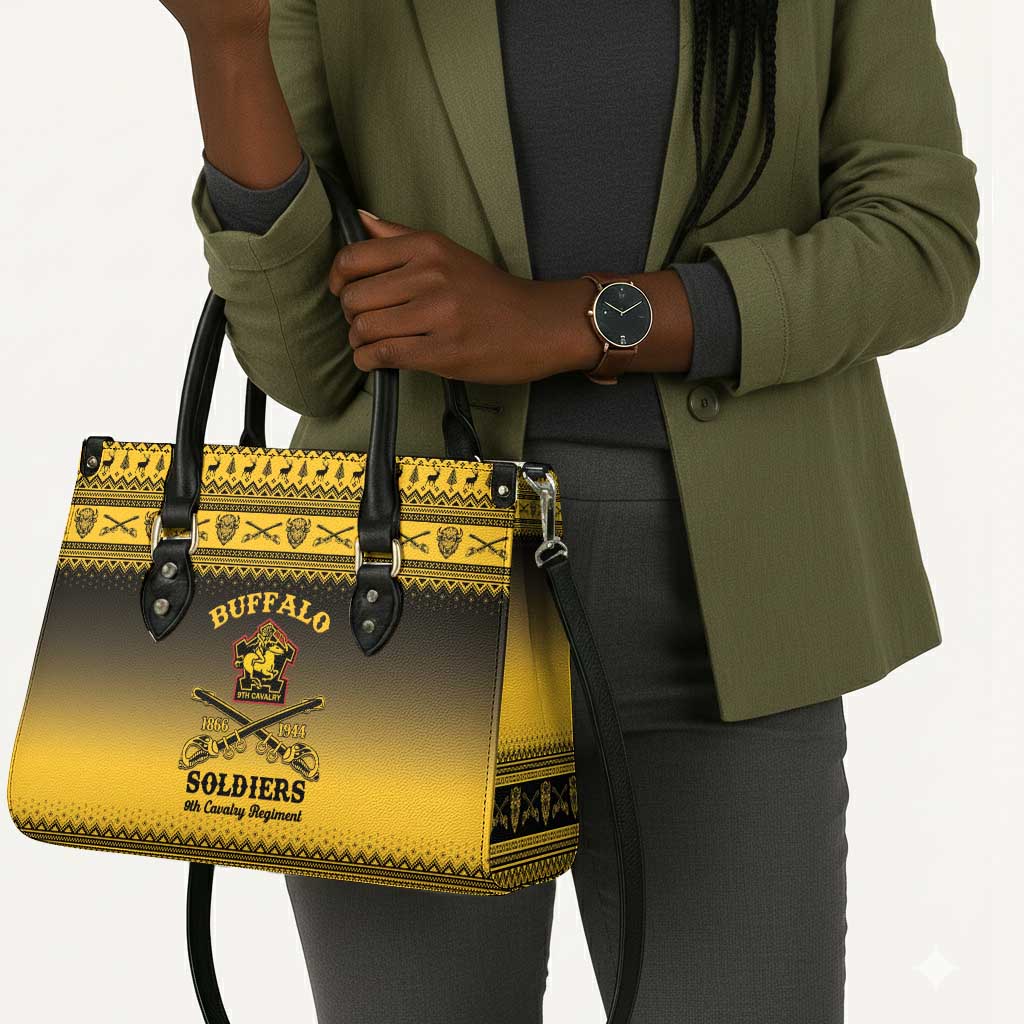 Buffalo Soldiers Christmas Leather Bag 9th Cavalry Regiment