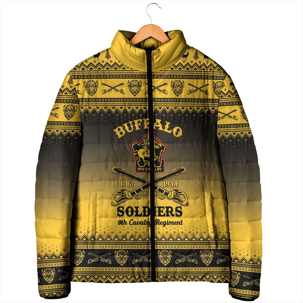 Buffalo Soldiers Christmas Padded Jacket 9th Cavalry Regiment