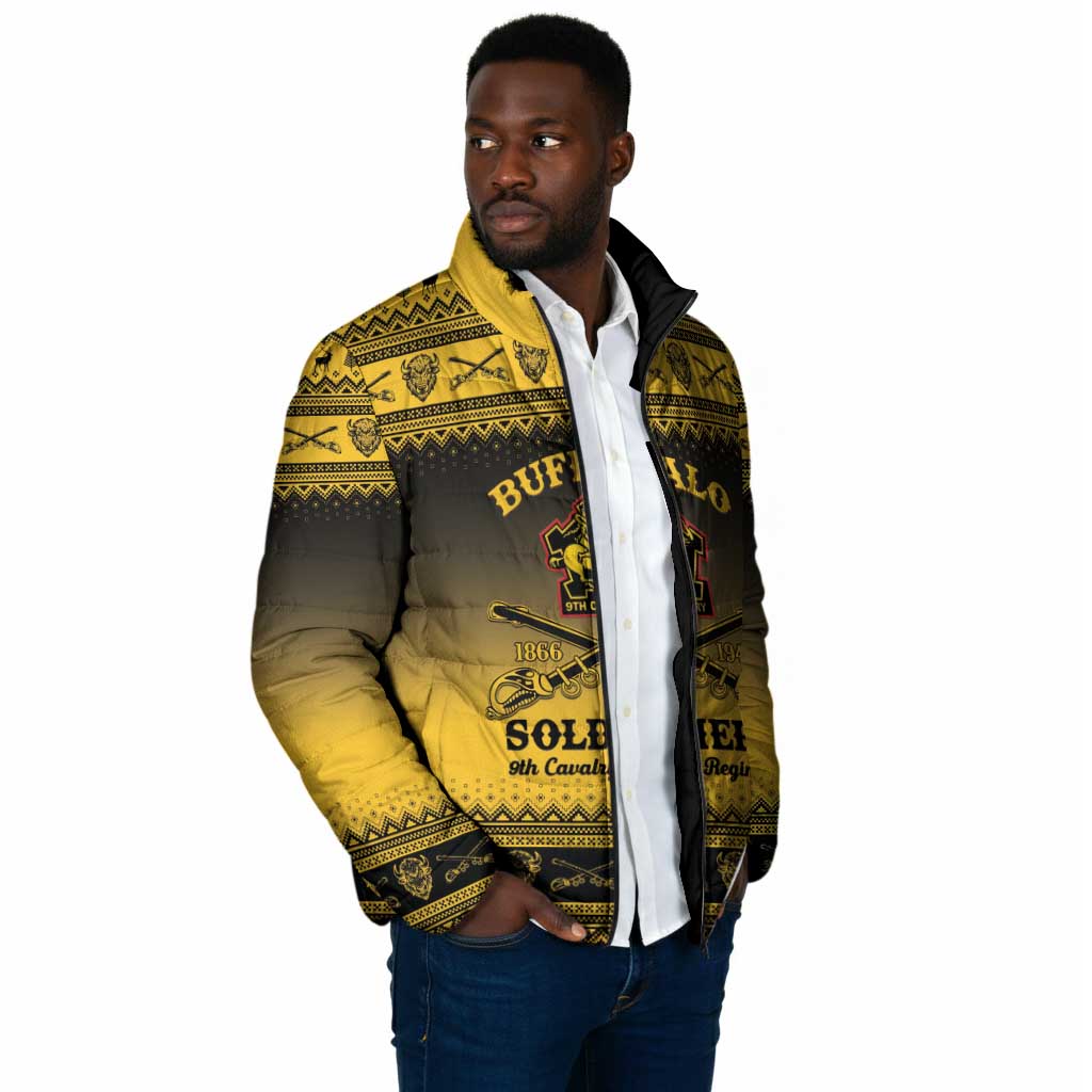 Buffalo Soldiers Christmas Padded Jacket 9th Cavalry Regiment