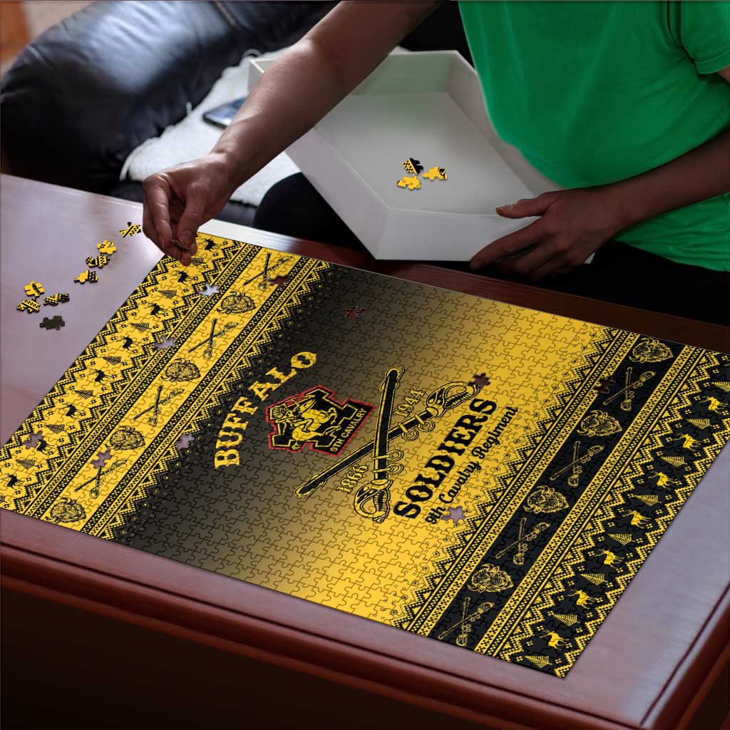 Buffalo Soldiers Christmas Puzzle 9th Cavalry Regiment