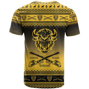 Afro Christmas Buffalo Soldiers T shirt 9th Cavalry Regiment - African Pride