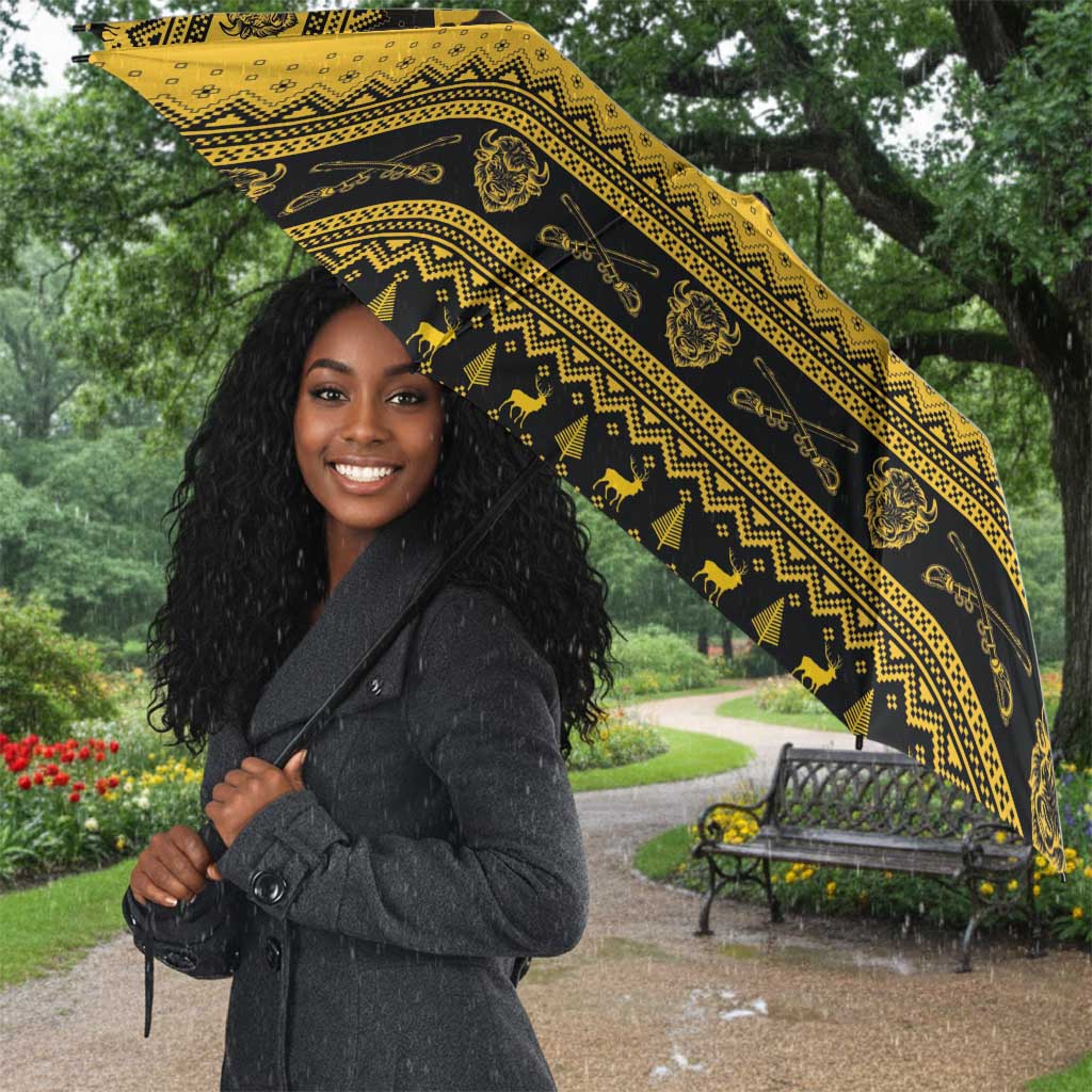 Buffalo Soldiers Christmas Umbrella 9th Cavalry Regiment