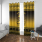 Afro Christmas Buffalo Soldiers Window Curtain 9th Cavalry Regiment - African Pride