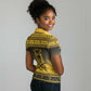 Afro Christmas Buffalo Soldiers Women Polo Shirt 9th Cavalry Regiment - African Pride