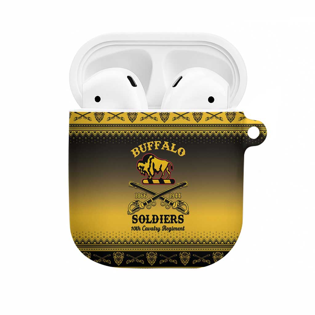 Buffalo Soldiers Christmas AirPods Case 10th Cavalry Regiment