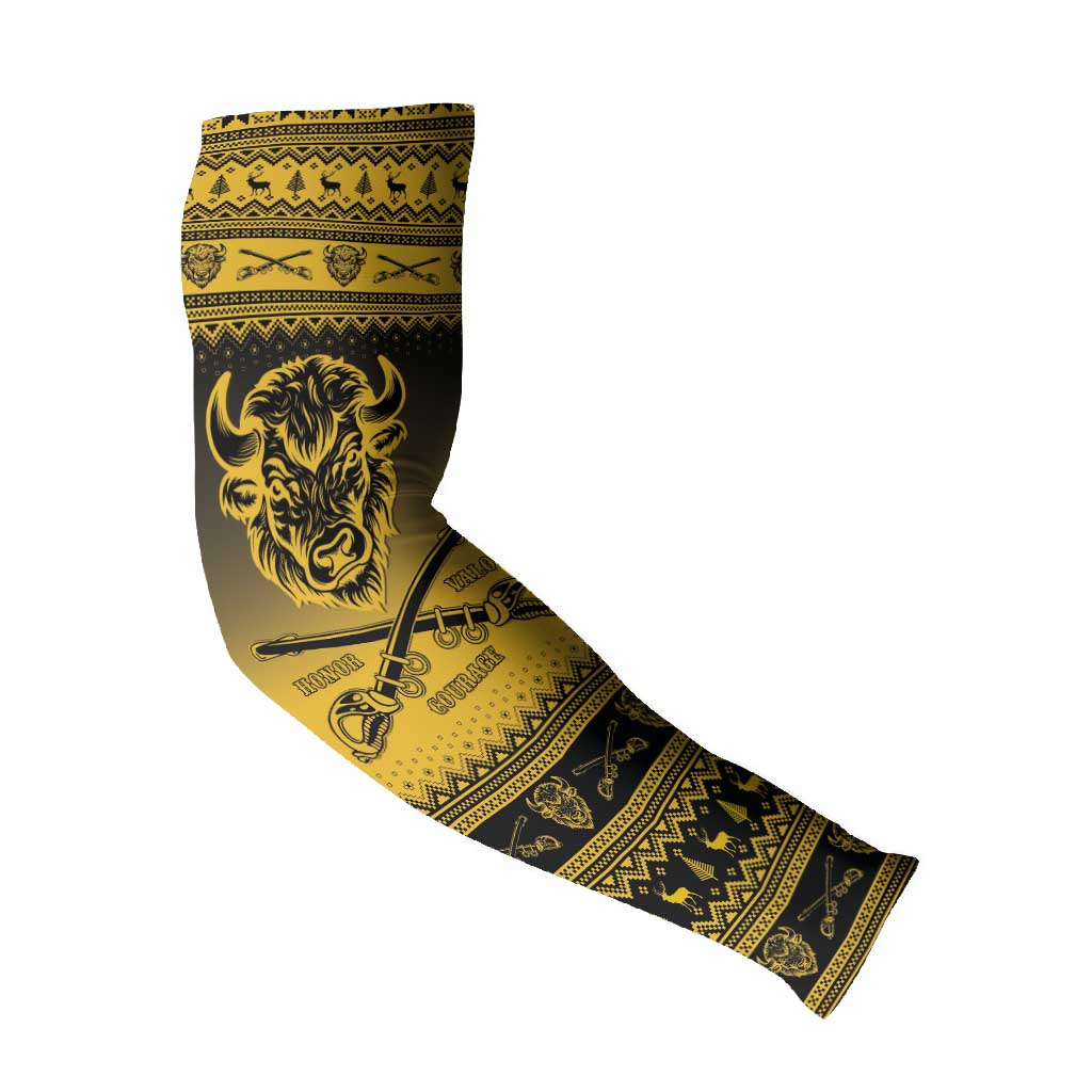 Buffalo Soldiers Christmas Arm Sleeves 10th Cavalry Regiment