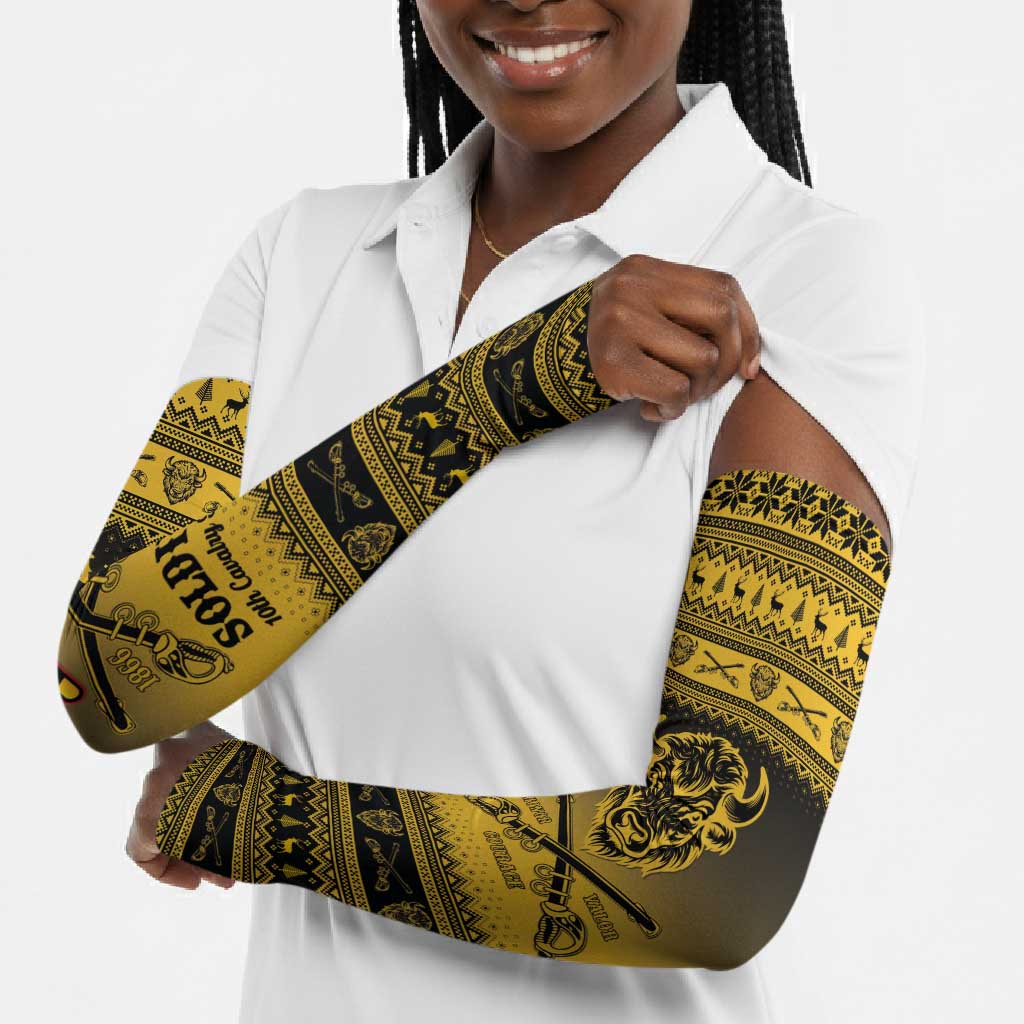 Buffalo Soldiers Christmas Arm Sleeves 10th Cavalry Regiment