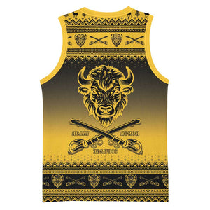 Afro Christmas Buffalo Soldiers Basketball Jersey 10th Cavalry Regiment - African Pride