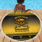 Afro Christmas Buffalo Soldiers Beach Blanket 10th Cavalry Regiment - African Pride