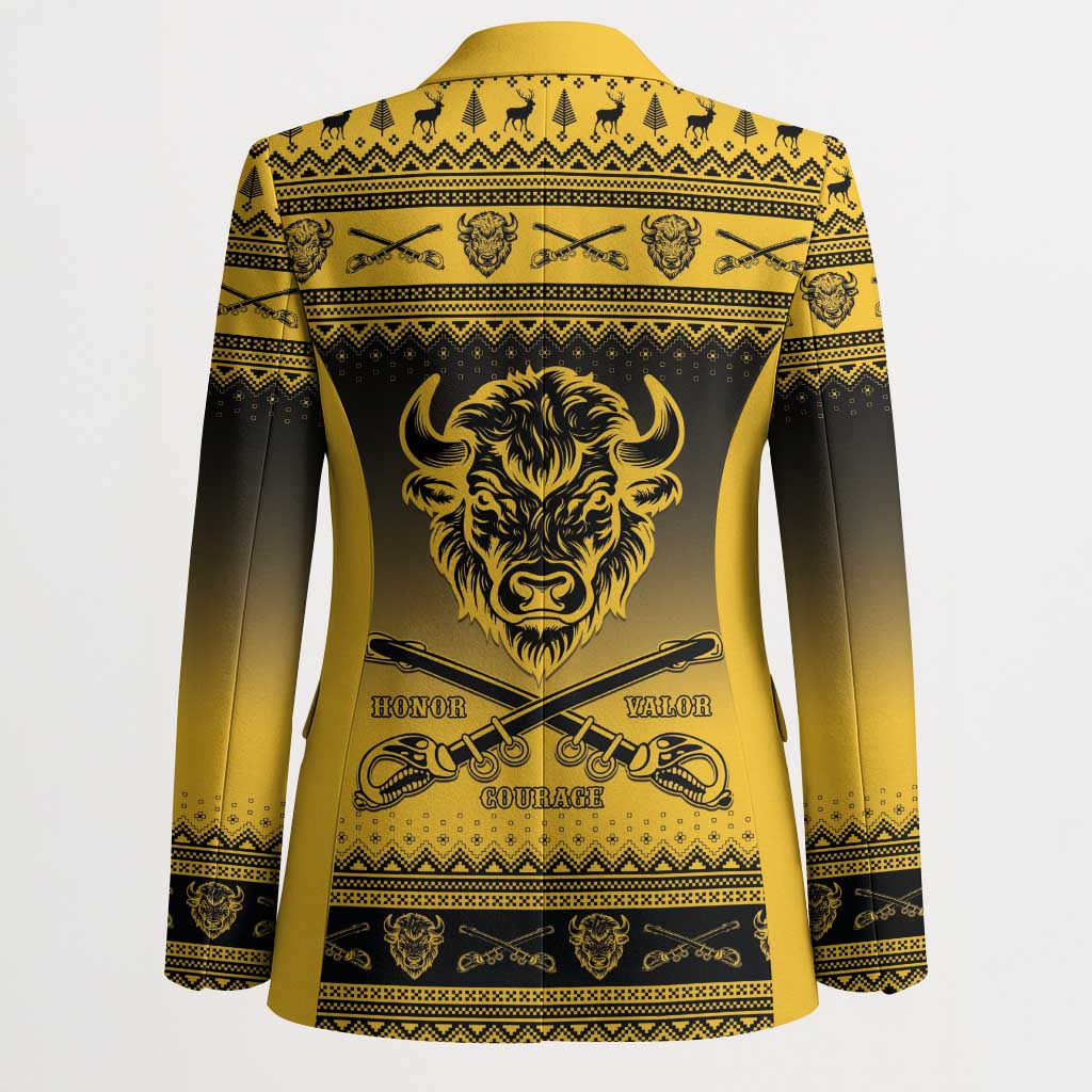 Buffalo Soldiers Christmas Blazer 10th Cavalry Regiment