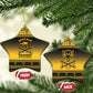 Afro Christmas Buffalo Soldiers Ceramic Ornament 10th Cavalry Regiment - African Pride
