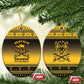 Afro Christmas Buffalo Soldiers Ceramic Ornament 10th Cavalry Regiment - African Pride