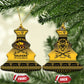 Afro Christmas Buffalo Soldiers Ceramic Ornament 10th Cavalry Regiment - African Pride