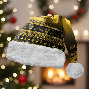 Afro Christmas Buffalo Soldiers Christmas Santa Hat 10th Cavalry Regiment - African Pride
