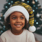 Afro Christmas Buffalo Soldiers Christmas Santa Hat 10th Cavalry Regiment - African Pride