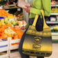 Afro Christmas Buffalo Soldiers Grocery Bag 10th Cavalry Regiment - African Pride