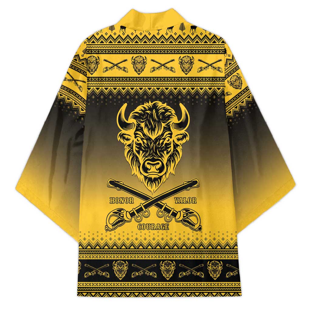 Buffalo Soldiers Christmas Kimono 10th Cavalry Regiment