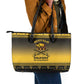 Afro Christmas Buffalo Soldiers Leather Tote Bag 10th Cavalry Regiment - African Pride