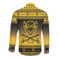 Afro Christmas Buffalo Soldiers Long Sleeve Button Shirt 10th Cavalry Regiment - African Pride