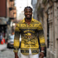 Afro Christmas Buffalo Soldiers Long Sleeve Button Shirt 10th Cavalry Regiment - African Pride