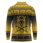 Afro Christmas Buffalo Soldiers Long Sleeve Polo Shirt 10th Cavalry Regiment - African Pride