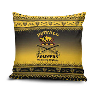 Buffalo Soldiers Christmas Pillow Cover 10th Cavalry Regiment