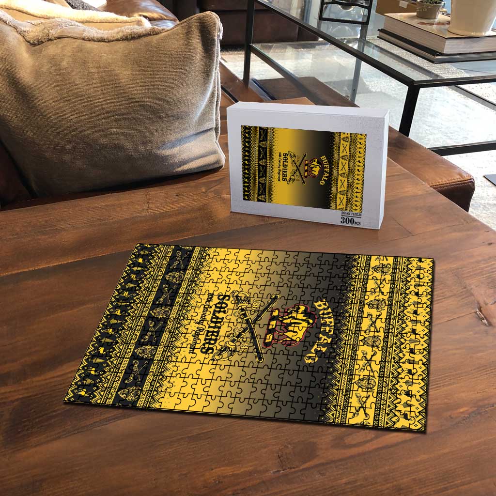 Buffalo Soldiers Christmas Puzzle 10th Cavalry Regiment