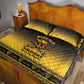 Afro Christmas Buffalo Soldiers Quilt Bed Set 10th Cavalry Regiment - African Pride