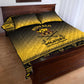 Afro Christmas Buffalo Soldiers Quilt Bed Set 10th Cavalry Regiment - African Pride