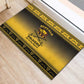 Afro Christmas Buffalo Soldiers Rubber Doormat 10th Cavalry Regiment - African Pride