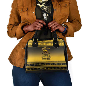 Afro Christmas Buffalo Soldiers Shoulder Handbag 10th Cavalry Regiment - African Pride
