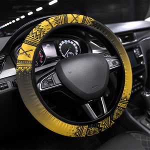 Afro Christmas Buffalo Soldiers Steering Wheel Cover 10th Cavalry Regiment - African Pride
