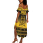 Afro Christmas Buffalo Soldiers Summer Maxi Dress 10th Cavalry Regiment - African Pride