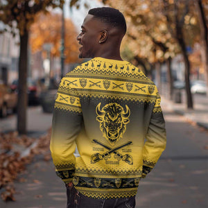 Afro Christmas Buffalo Soldiers Sweatshirt 10th Cavalry Regiment - African Pride