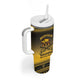 Afro Christmas Buffalo Soldiers Tumbler With Handle 10th Cavalry Regiment - African Pride