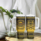 Afro Christmas Buffalo Soldiers Tumbler With Handle 10th Cavalry Regiment - African Pride