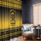 Afro Christmas Buffalo Soldiers Window Curtain 10th Cavalry Regiment - African Pride