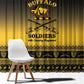 Afro Christmas Buffalo Soldiers Window Curtain 10th Cavalry Regiment - African Pride