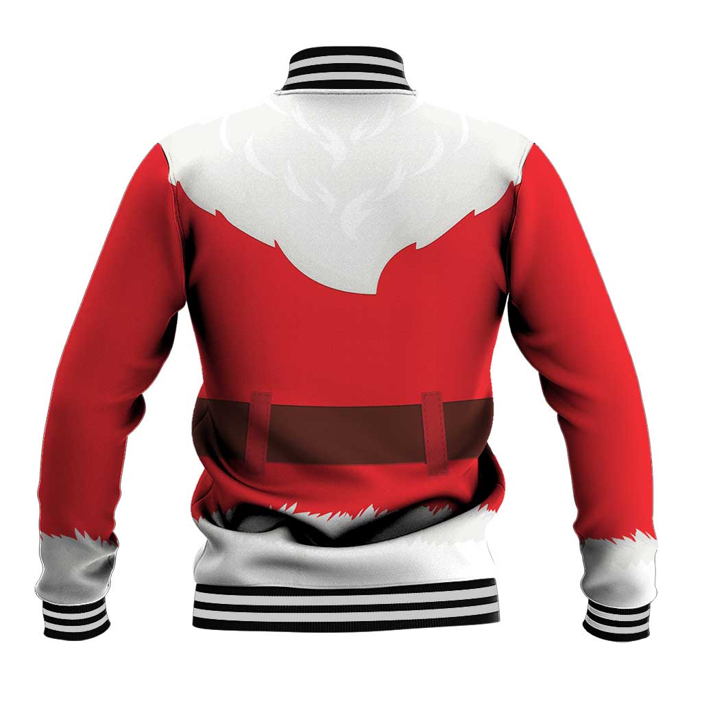Black Santa Costume Baseball Jacket Christmas Holiday Cosplay - African Pride