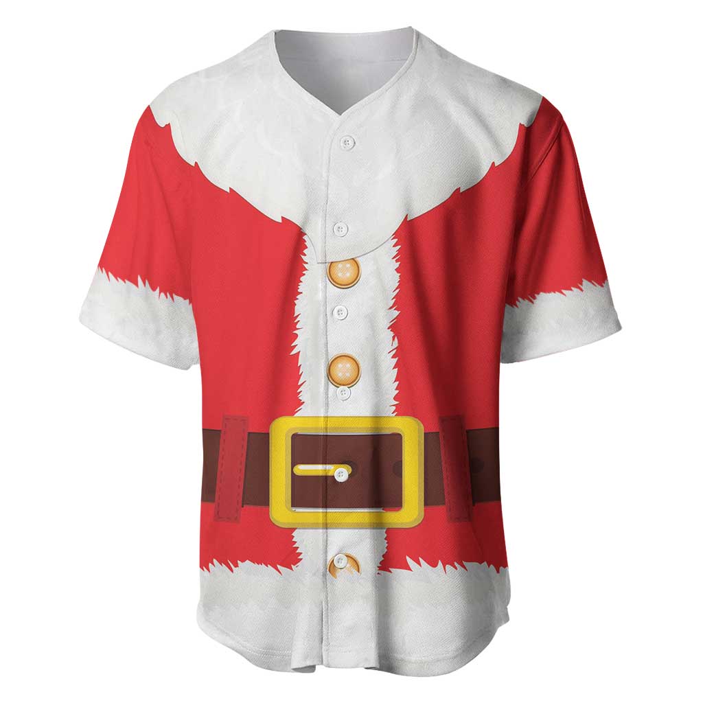 Black Santa Costume Baseball Jersey Christmas Holiday Cosplay - African Pride