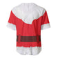 Black Santa Costume Baseball Jersey Christmas Holiday Cosplay - African Pride