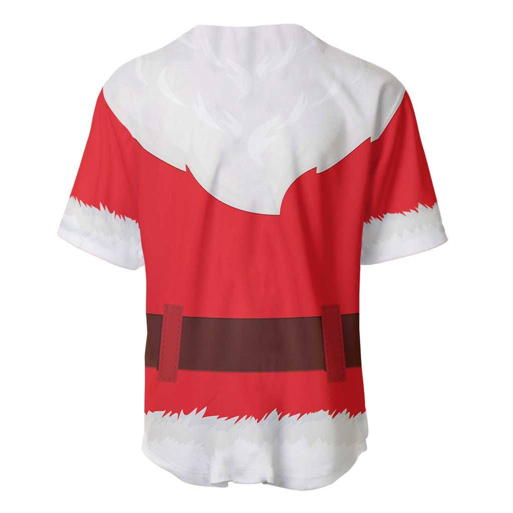 Black Santa Costume Baseball Jersey Christmas Holiday Cosplay - African Pride