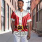 Black Santa Costume Baseball Jersey Christmas Holiday Cosplay - African Pride