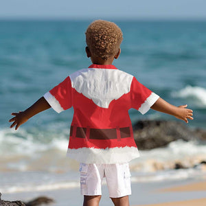 Black Santa Costume Kid Hawaiian Shirt Christmas Holiday Cosplay - African Pride