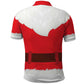 Black Santa Costume Polo Shirt Christmas Holiday Cosplay - African Pride