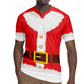 Black Santa Costume Rugby Jersey Christmas Holiday Cosplay - African Pride