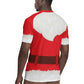 Black Santa Costume Rugby Jersey Christmas Holiday Cosplay - African Pride