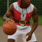 Black Santa Costume Sleeveless Hoodie Christmas Holiday Cosplay - African Pride